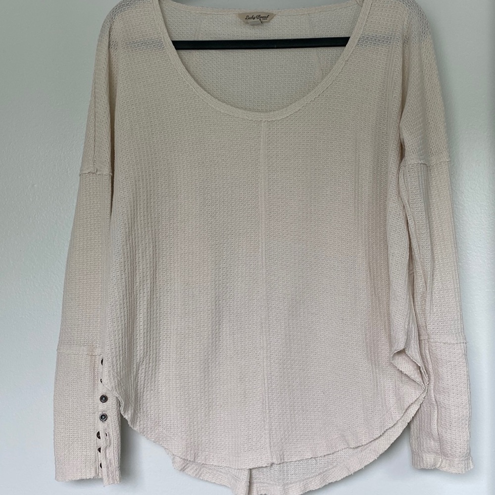 Lucky Brand waffle shirt